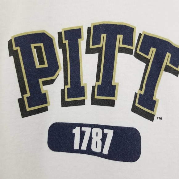 Vintage Adidas Shirt Pitt Baseball Raglan 1980s Medium USA Made - Picture 2 of 12